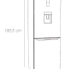Refrigerador Bottom Freezer LRB-340NFIW